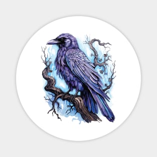 Unleash Your Inner Raven: Dark and Majestic Magnet
